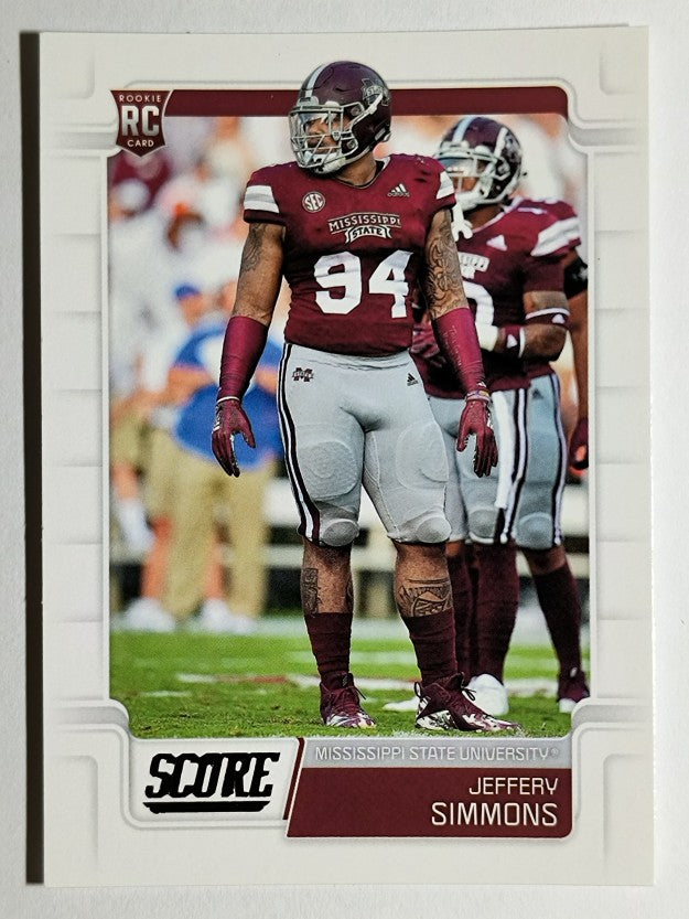 2019 Score #397 Jeffery Simmons RC