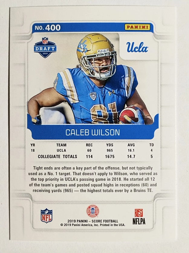 2019 Score #400 Caleb Wilson RC