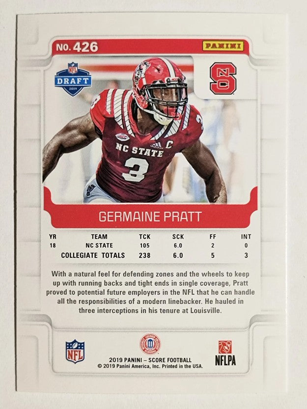2019 Score #426 Germaine Pratt RC
