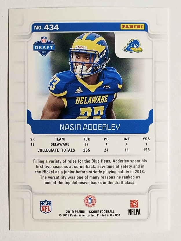 2019 Score #434 Nasir Adderley RC