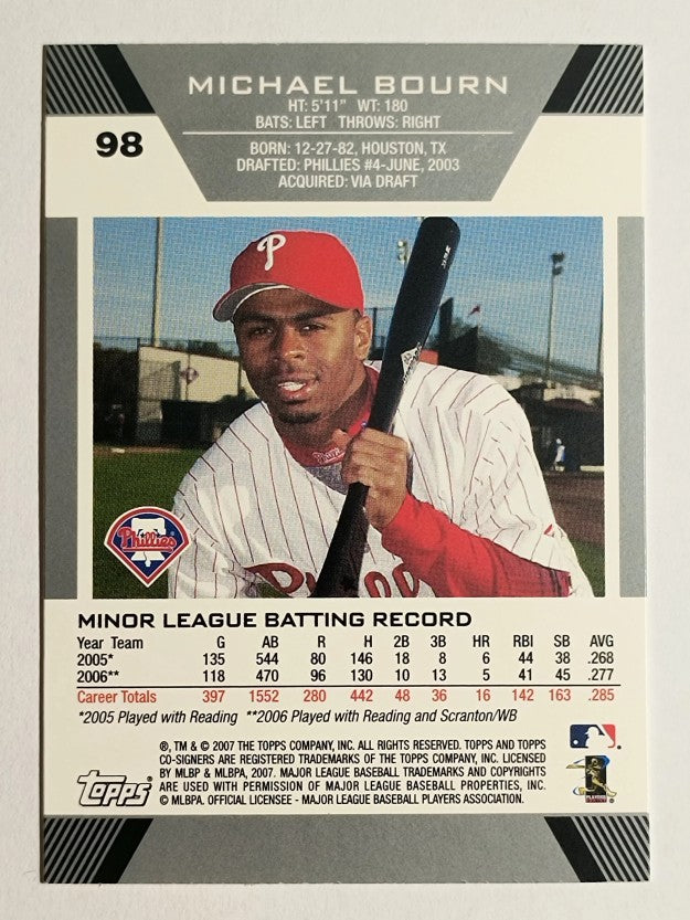 2007 Topps Co-Signers #98a Michael Bourn