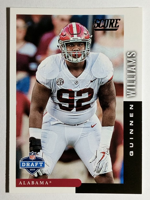2019 Score NFL Draft #DFT8 Quinnen Williams