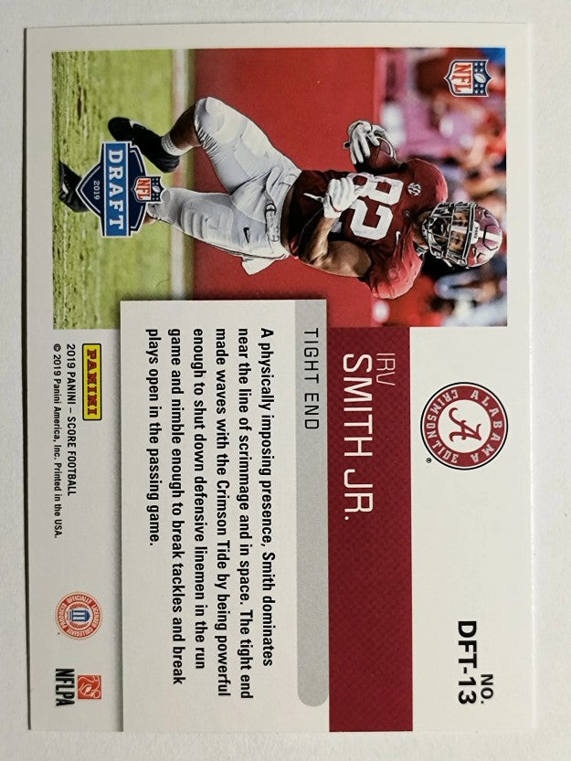 2019 Score NFL Draft #DFT13 Irv Smith Jr.