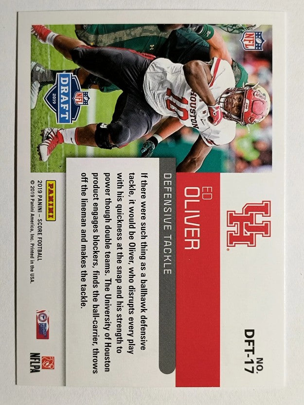 2019 Score NFL Draft #DFT17 Ed Oliver