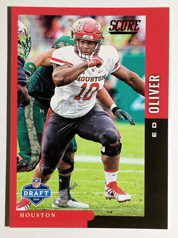 2019 Score NFL Draft Red #DFT17 Ed Oliver
