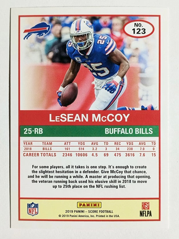 2019 Score Red #123 LeSean McCoy