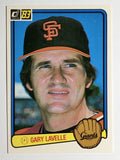 1983 Donruss #60 Gary Lavelle