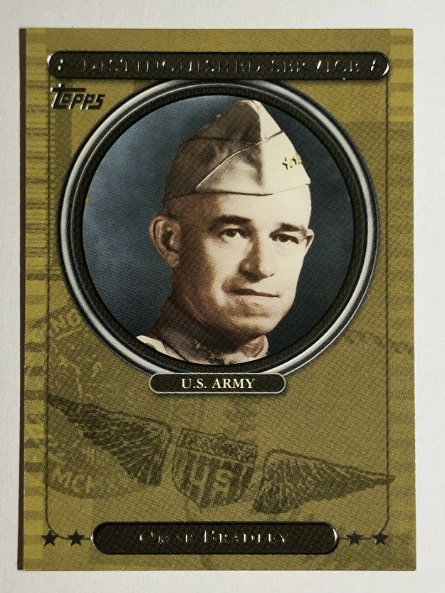 2007 Topps Distinguished Service #DS18 Omar Bradley