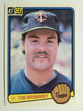1983 Donruss #555 Tom Brunansky