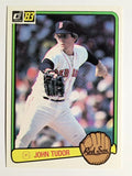 1983 Donruss #563 John Tudor