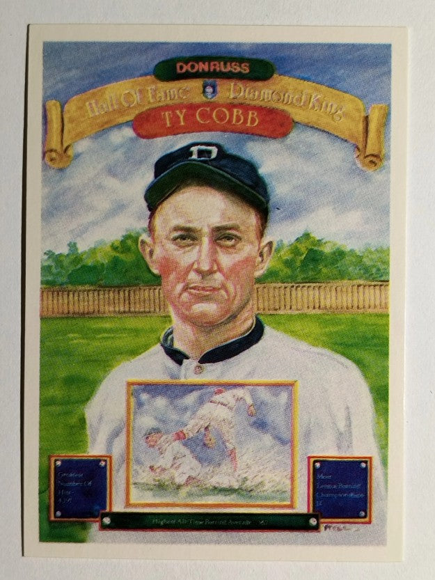 1983 Donruss #653 Ty Cobb Puzzle Card