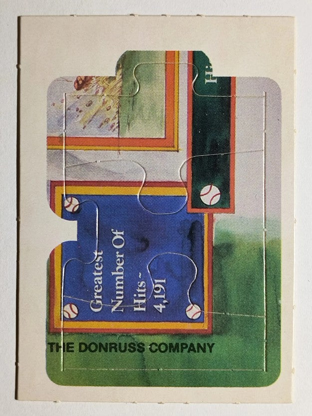 1983 Donruss Ty Cobb Puzzle #55 Cobb Puzzle 55-57