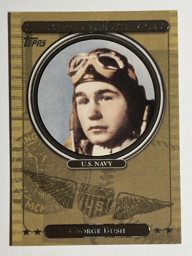 2007 Topps Distinguished Service #DS28 George Bush