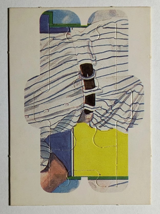 1985 Donruss Lou Gehrig Puzzle #31 Gehrig Puzzle 31-33
