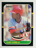 1987 Donruss #454 Curt Ford
