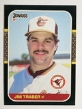 1987 Donruss #477 Jim Traber