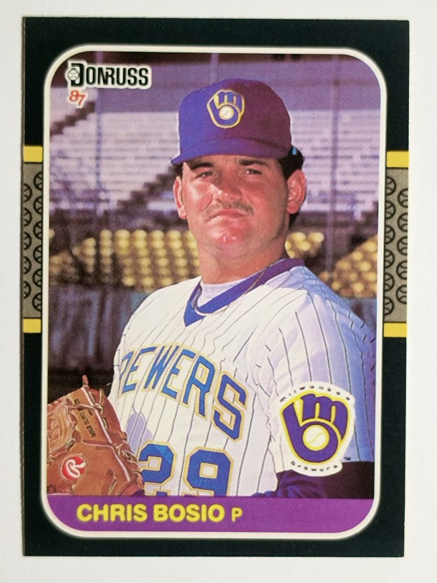 1987 Donruss #478 Chris Bosio RC