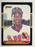 1987 Donruss #479 Mark McLemore