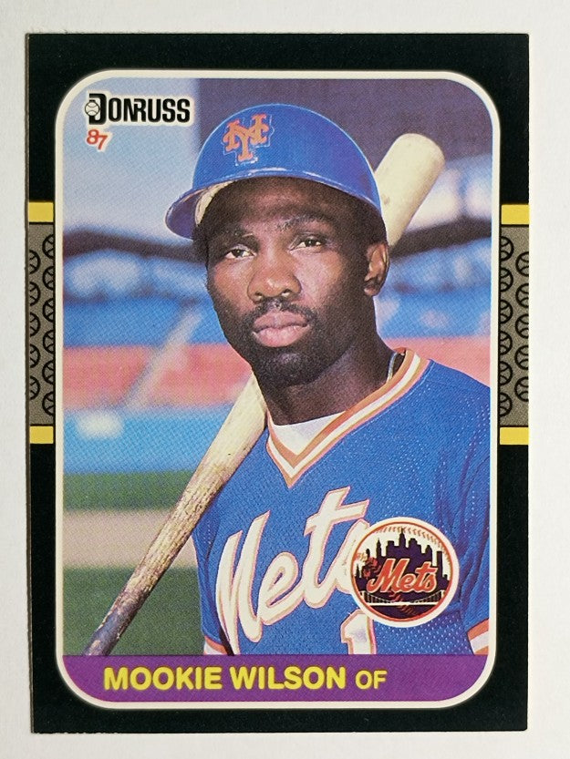 1987 Donruss #487 Mookie Wilson