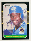 1987 Donruss #489 Harold Reynolds