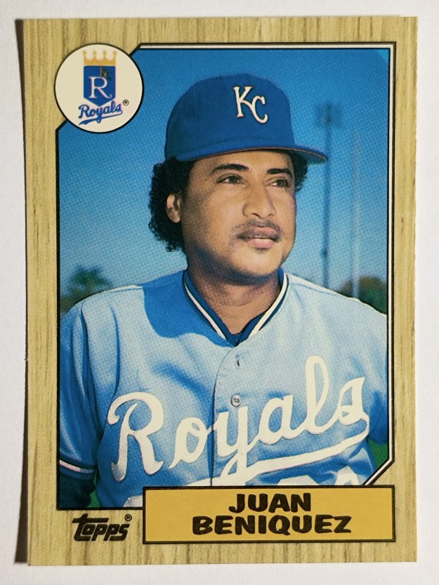 1987 Topps Traded Tiffany #4T Juan Beniquez