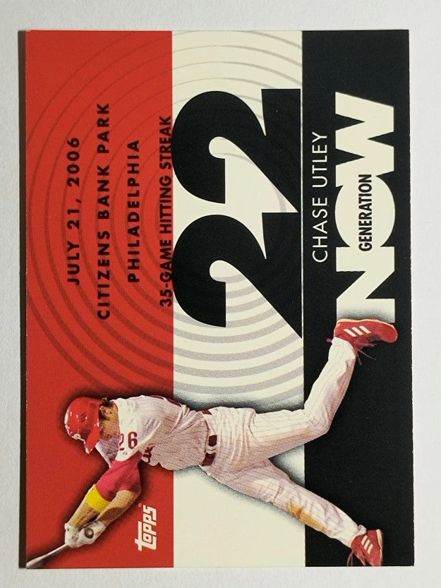 2007 Topps Generation Now #GN72 Chase Utley