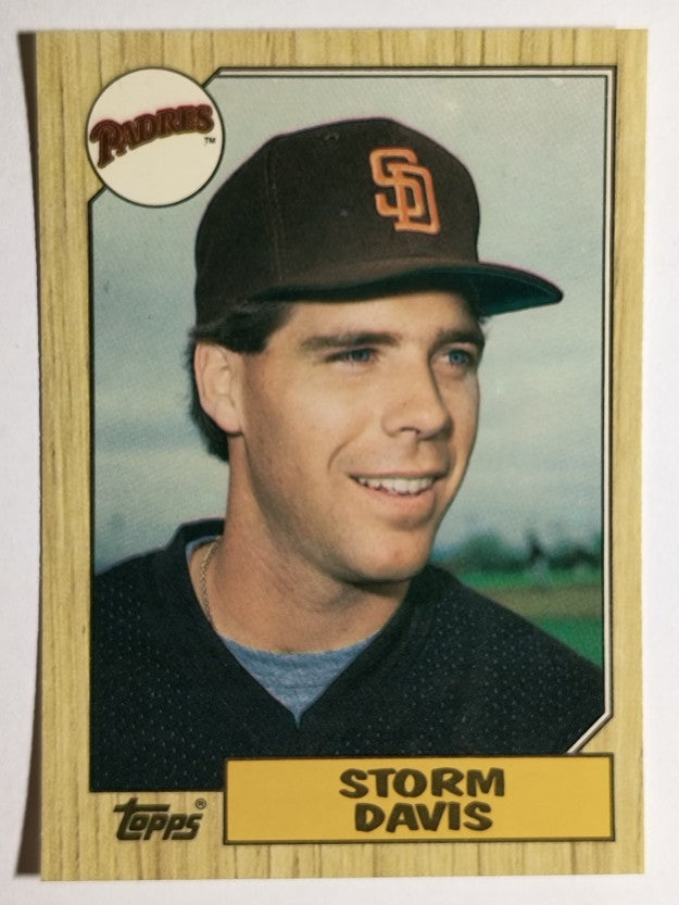 1987 Topps Traded Tiffany #26T Storm Davis