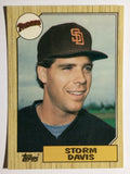 1987 Topps Traded Tiffany #26T Storm Davis