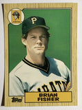 1987 Topps Traded Tiffany #33T Brian Fisher