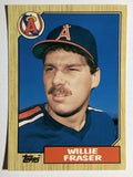 1987 Topps Traded Tiffany #35T Willie Fraser