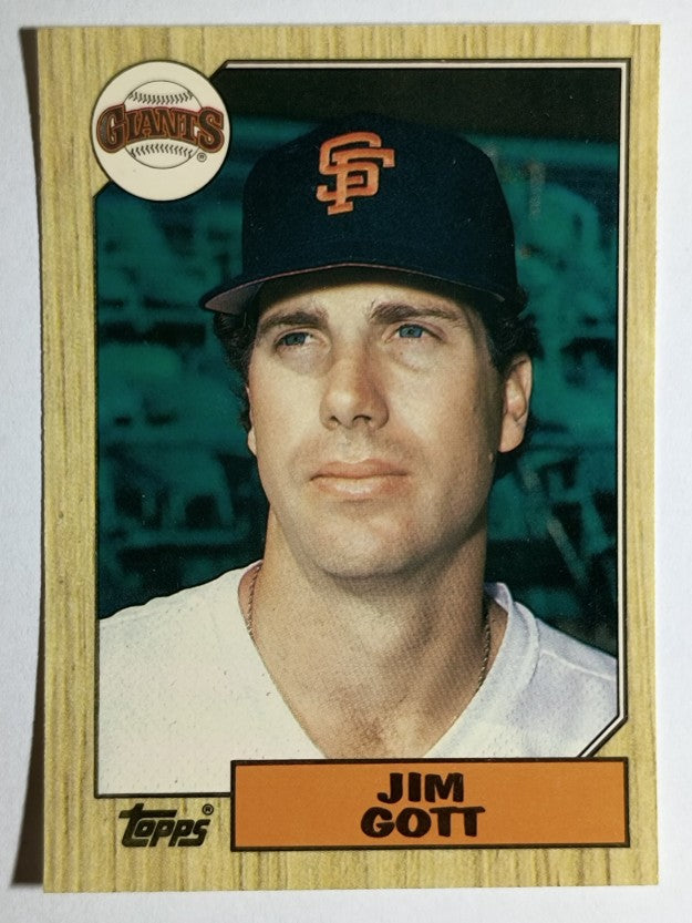 1987 Topps Traded Tiffany #39T Jim Gott