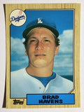 1987 Topps Traded Tiffany #44T Brad Havens