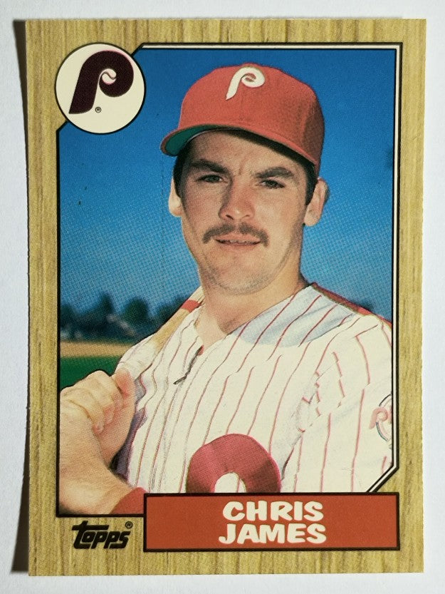 1987 Topps Traded Tiffany #53T Chris James