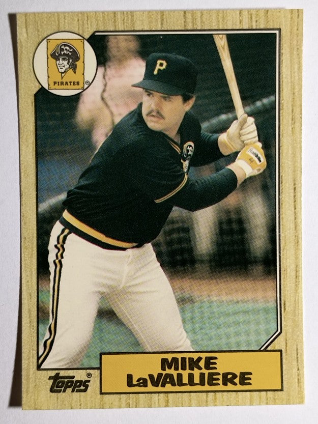 1987 Topps Traded Tiffany #61T Mike LaValliere