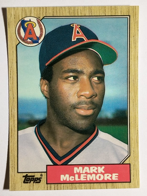 1987 Topps Traded Tiffany #75T Mark McLemore