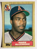 1987 Topps Traded Tiffany #75T Mark McLemore