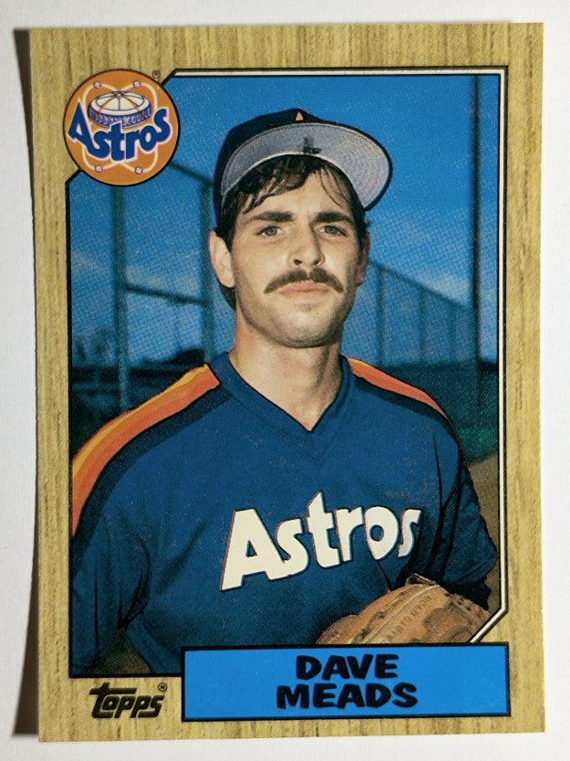 1987 Topps Traded Tiffany #77T Dave Meads