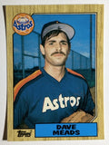 1987 Topps Traded Tiffany #77T Dave Meads
