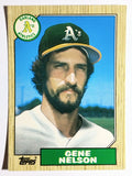 1987 Topps Traded Tiffany #84T Gene Nelson