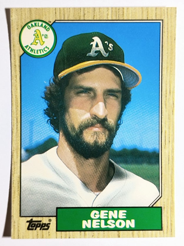 1987 Topps Traded Tiffany #84T Gene Nelson