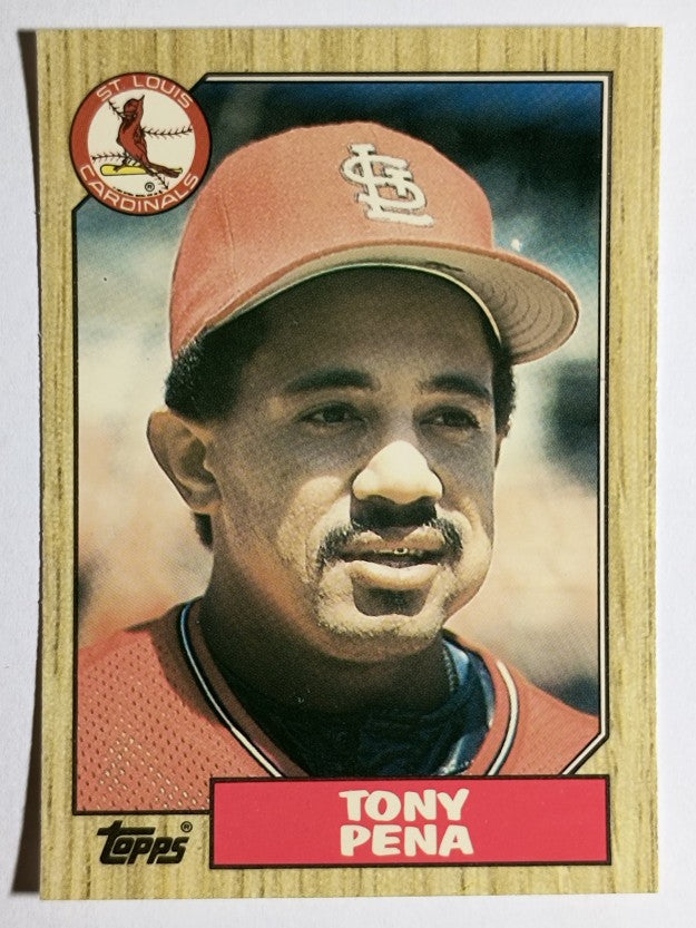 1987 Topps Traded Tiffany #95T Tony Pena