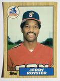 1987 Topps Traded Tiffany #106T Jerry Royster