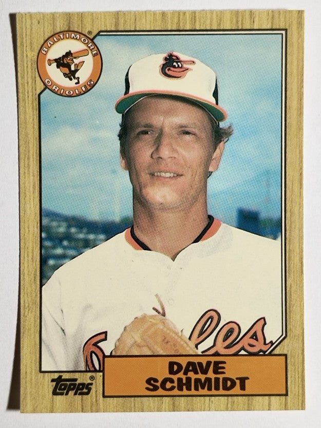 1987 Topps Traded Tiffany #110T Dave Schmidt