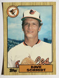 1987 Topps Traded Tiffany #110T Dave Schmidt