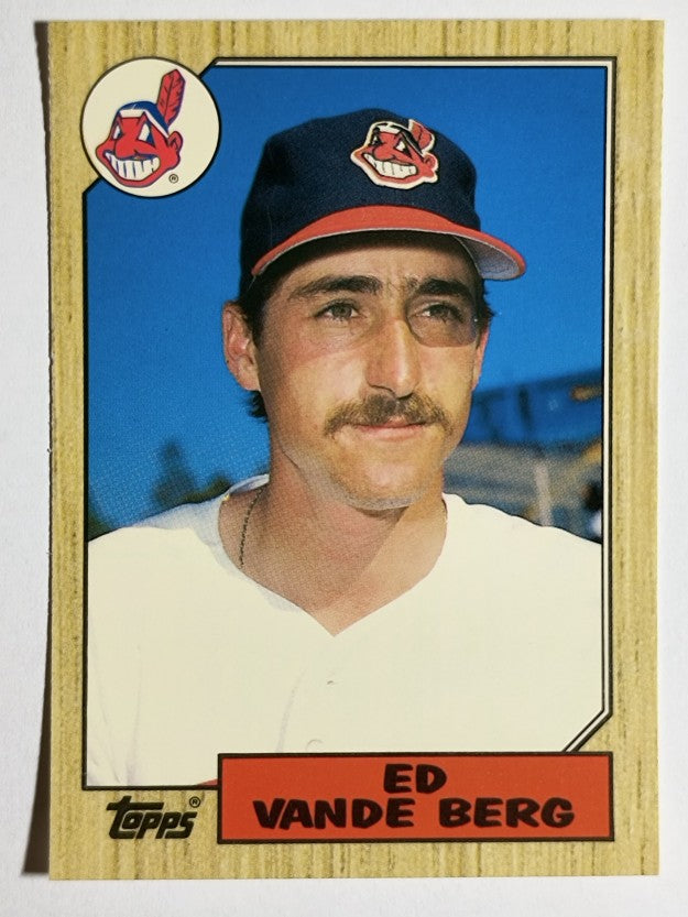 1987 Topps Traded Tiffany #123T Ed VandeBerg