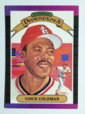 1989 Donruss #19 Vince Coleman DK DP