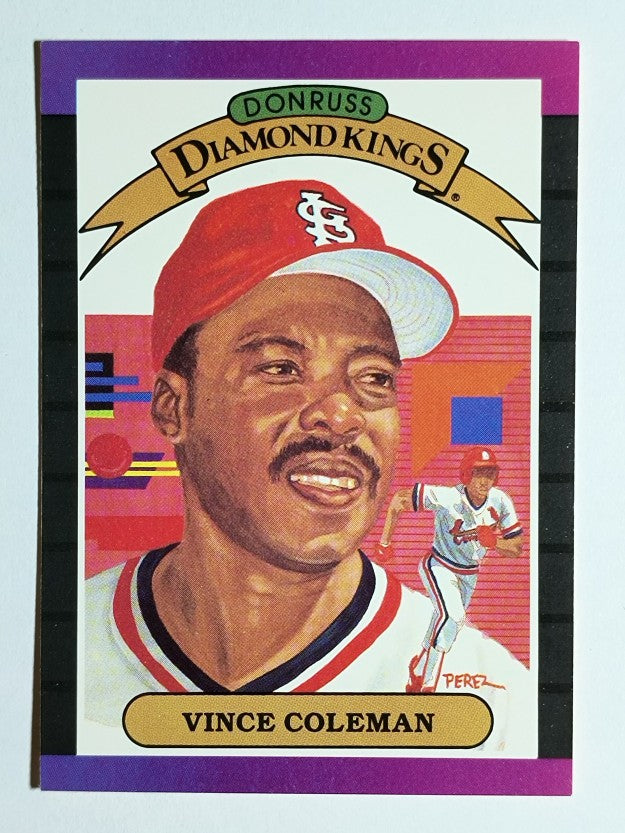 1989 Donruss #19 Vince Coleman DK DP