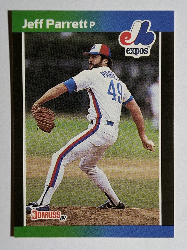 1989 Donruss #334 Jeff Parrett