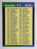 1989 Donruss #500 Checklist 468-577 DP