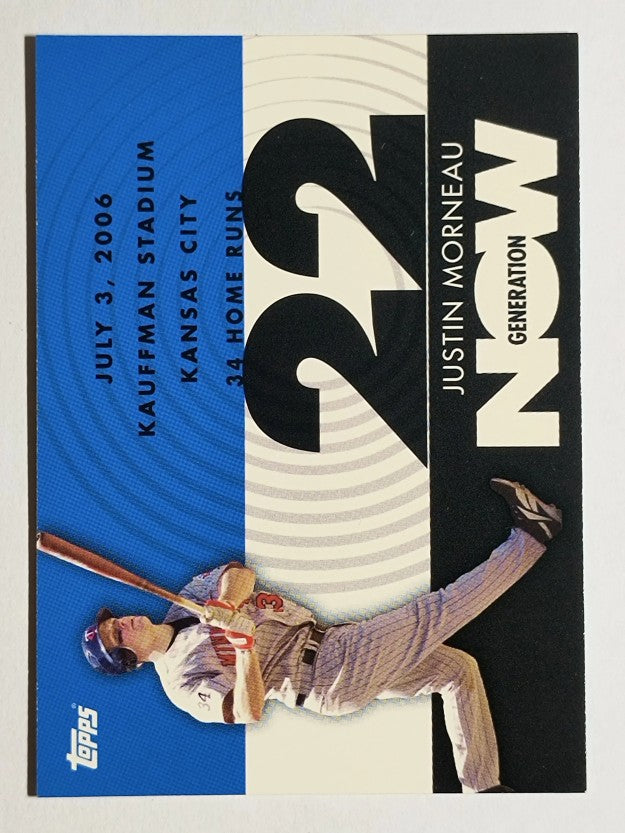 2007 Topps Generation Now #GN138 Justin Morneau